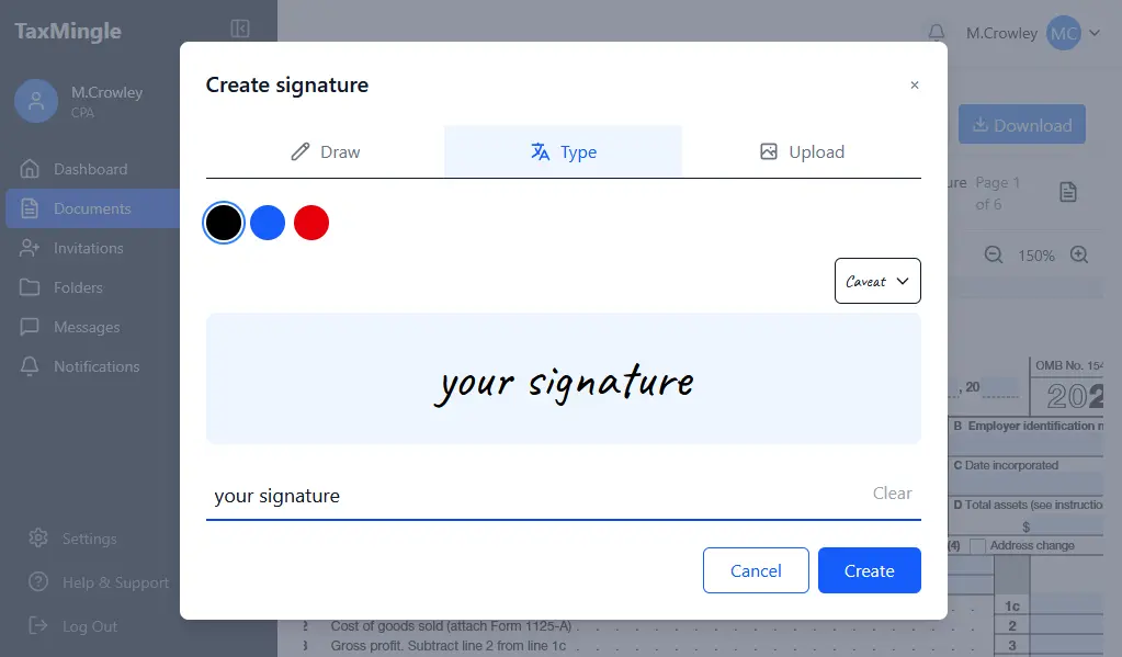 Type Signature Slider Image